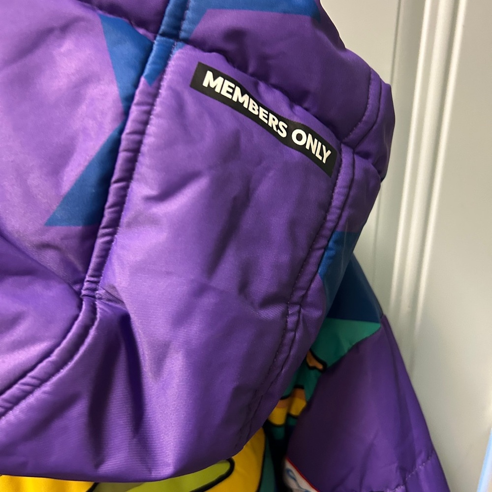 Nickelodeon x Members only  Colorful Cartoon Character Jacket - Picture 9 of 9
